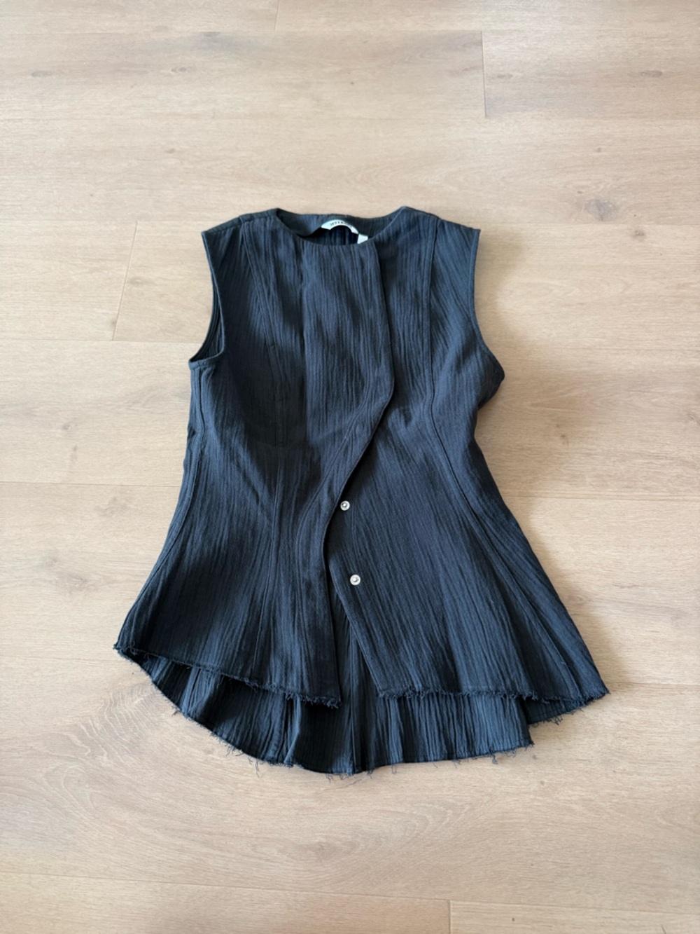 Weekday Asymmetrical Peplum Top